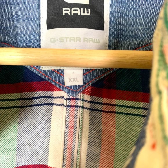 G-Star Raw Denim 03301 R5204 Men's Striped Shirt - Picture 4 of 9